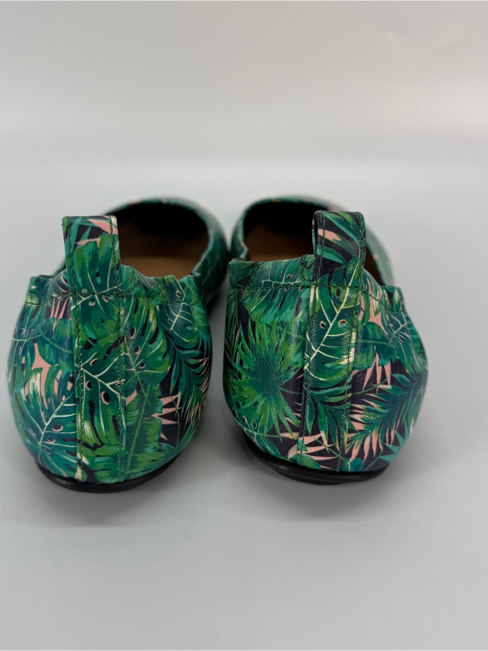 FITFLOP Allegro Jungle Print Ballerina Flat Shoes Comfort Leather Size 8 - Picture 9 of 11